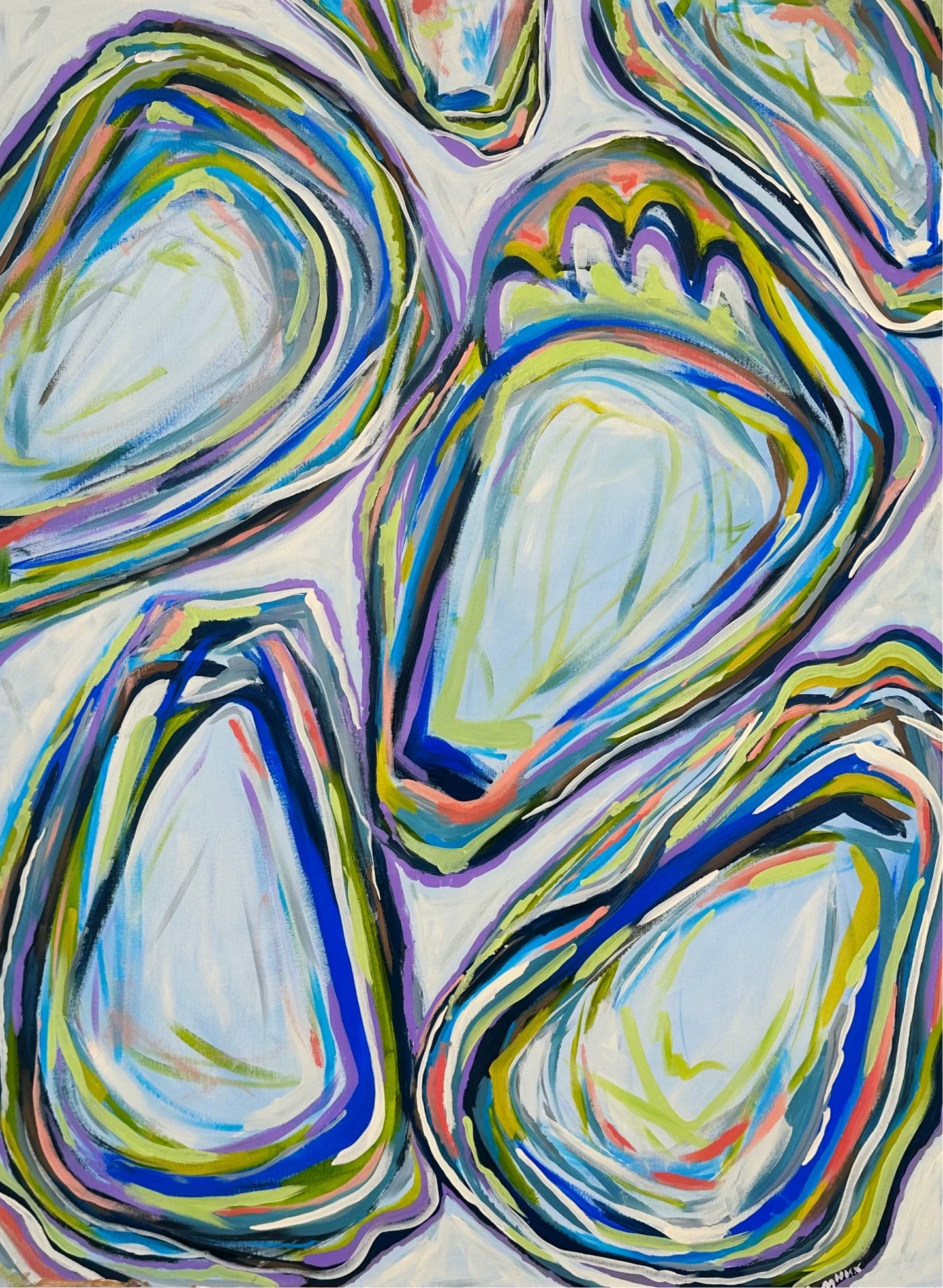 Oyster Serene Print