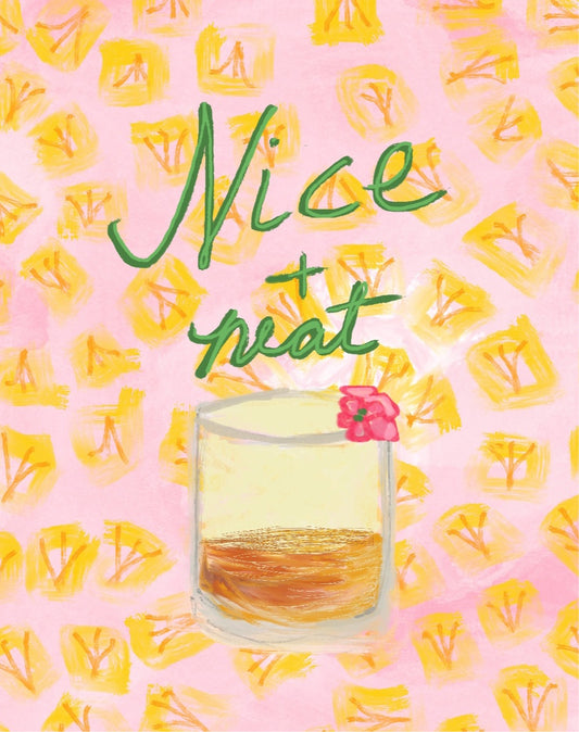 Whiskey Neat Print